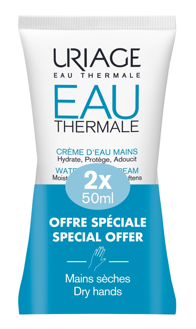 Uriage Eau Thermale Water Hand Cream 2x50ml