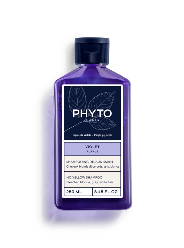 Phyto Purple No Yellow Shampoo Σαμπουάν Κατά των Κίτρινων Τόνων 250ml
