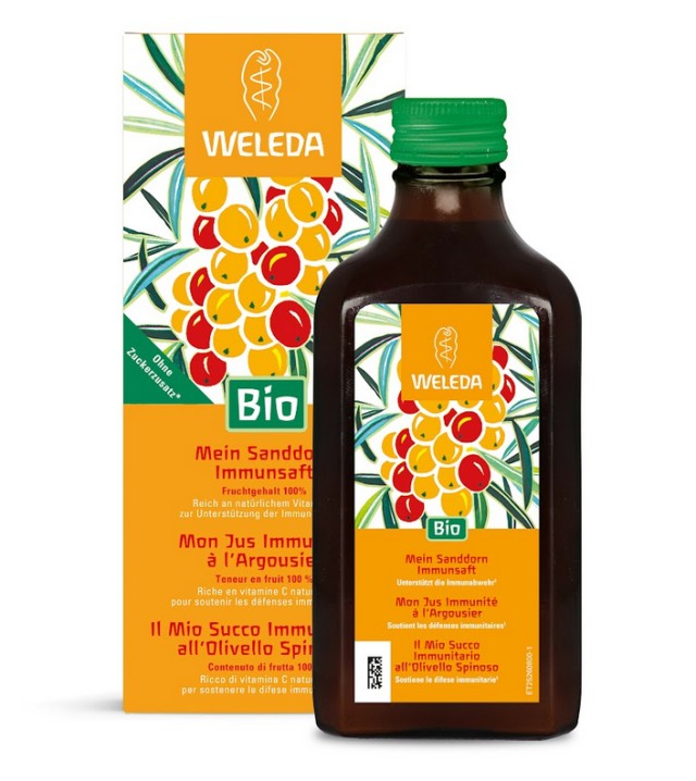 WELEDA ΧΥΜΟΣ ΙΠΠΟΦΑΕΣ ΜΕ ΒΙΤΑΜΙΝΗ C 200ML