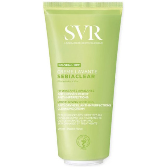SVR Sebiaclear Crème Lavante Καθαριστικό Προσώπου για Ατέλειες & Λιπαρό Δέρμα 200ml