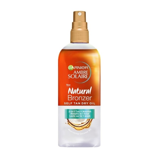 Garnier Ambre Solaire Natural Bronzer Self Tan Oil 150ml