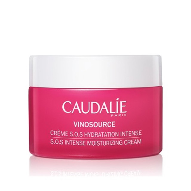 Caudalie Vinosource S.O.S. Intense Moisturizing Cream, Ενυδατική Κρέμα Προσώπου 50ml