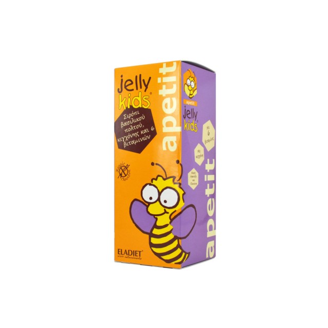 Eladiet Jelly Kids Apetit Συμπλήρωμα Διατροφής με Βασιλικό Πολτό και Βιταμίνες Χωρίς Γλουτένη 150ml