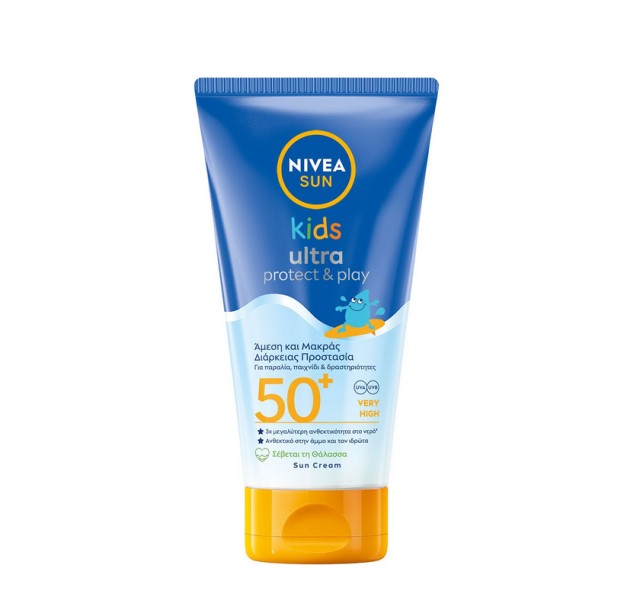 Nivea Sun Kids Ultra Protect & Play Παιδικό Αντηλιακό Γαλάκτωμα Spf50+ 150ml