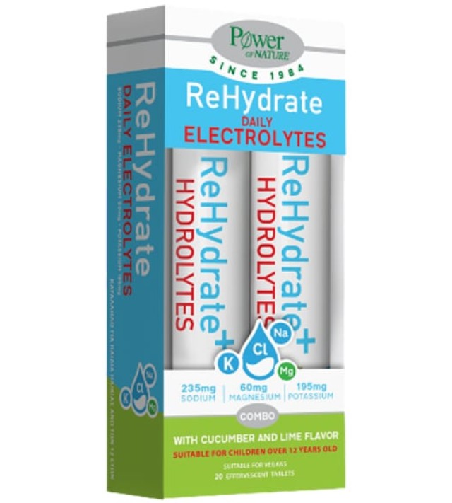 Power Health Set ReHydrate Daily Electrolytes 2x20eff.tabs