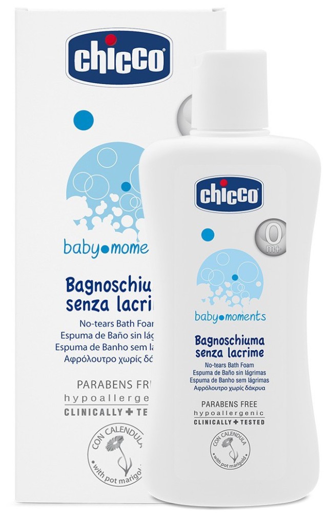 CHICCO ΕΝΥΔΑΤΙΚΟ ΑΦΡΟΛΟΥΤΡΟ BABY MOMENTS 200ML
