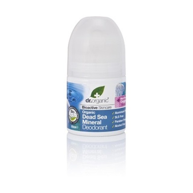 DR.ORGANIC DEAD SEA MINERALS DEODORANT 50ML