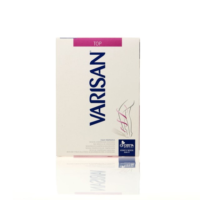Varisan Top Θεραπευτικές Κάλτσες Ριζομηρίου Σιλικόνης Ccl 2 Normal Μπεζ Ζεύγος No4.