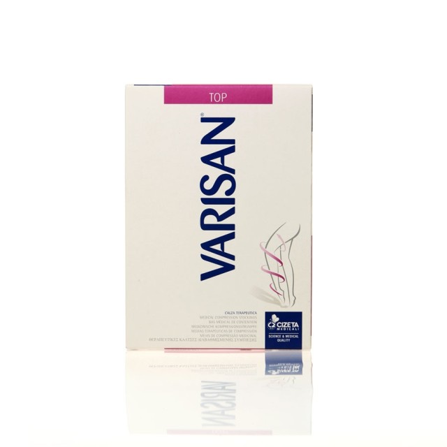 Varisan Top Θεραπευτικές Κάλτσες Ριζομηρίου Σιλικόνης Ccl 2 Normal Μπεζ Ζεύγος No4.