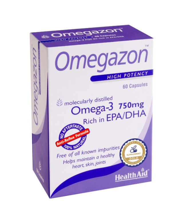 HEALTH AID OMEGAZON 750MG 60CAPS -BLISTER