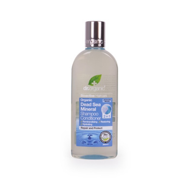 DR.ORGANIC DEAD SEA MINERAL SHAMPOO & CONDITIONER 2 IN 1 265ML