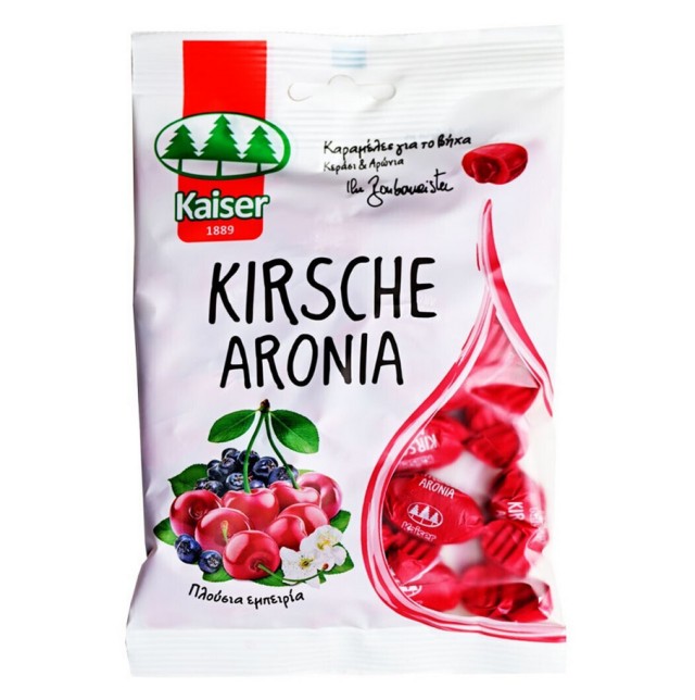 Kaiser Kirsche Aronia Καραμέλες για το Bήχα με Κεράσι & Αρώνια 90g