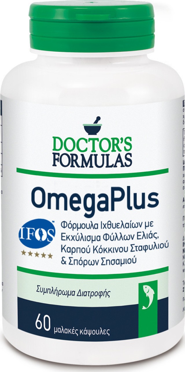 Doctor's Formulas Omegaplus Φόρμουλα Ιχθυελαίων 60 Κάψουλες