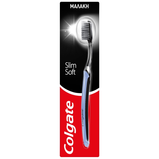 Colgate SlimSoft Ultra Charcoal Soft Οδοντόβουρτσα 1τμχ