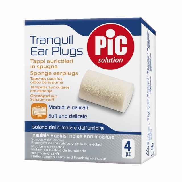 Pic Solution Tranquil Ear Plugs Ωτοασπίδες Σπόγγου 4τμχ