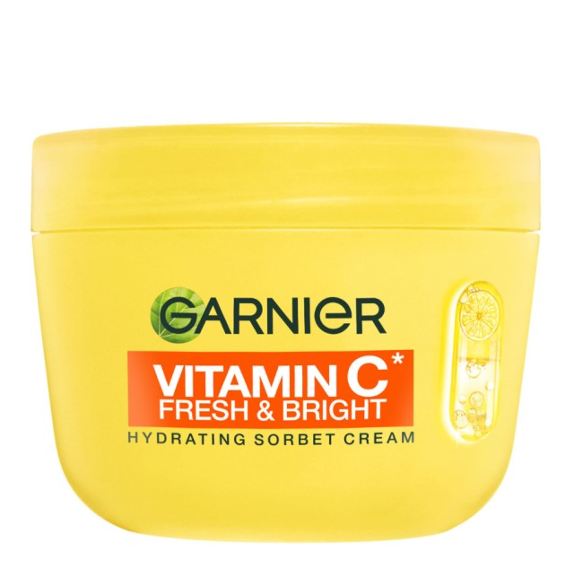 Garnier Vitamin C* Fresh & Bright Hydrating Sorbet Cream Ενυδατική Σορμπέ Κρέμα με Βιταμίνη C* 85ml
