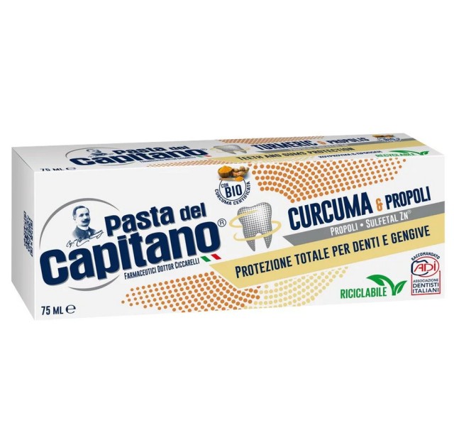 Pasta del Capitano Toothpaste With Curcuma & Propoli 75ml