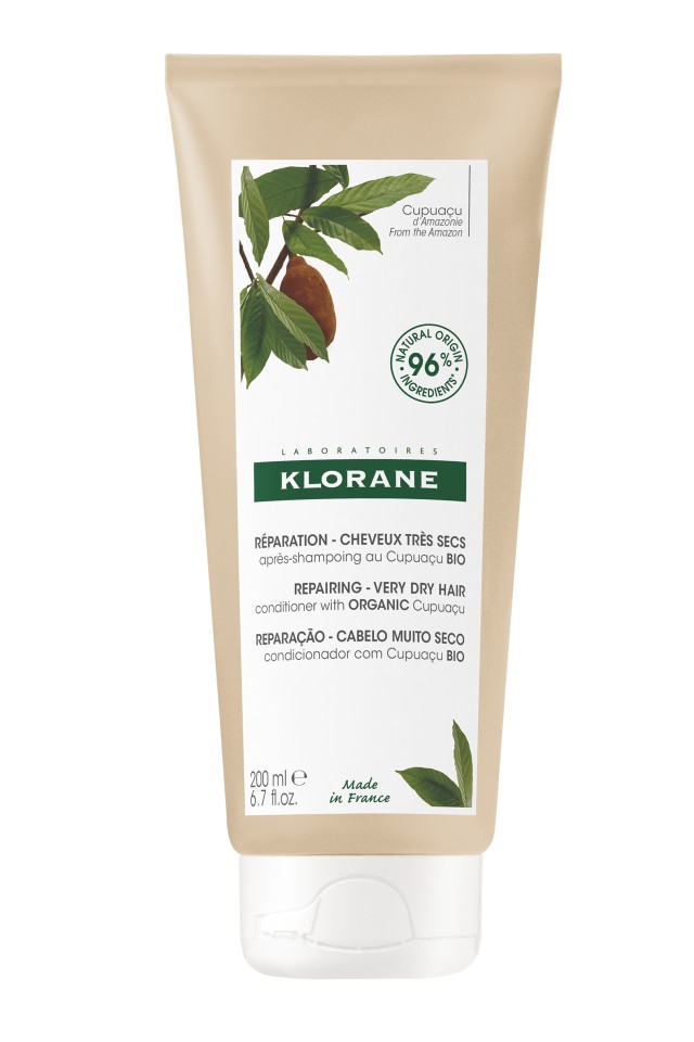 Klorane BIO Conditioner With Cupuacu Κρέμα Θρέψης & Επανόρθωσης για Πολύ Ξηρά Μαλλιά Με Βιολογικό Cupuacu 200ml