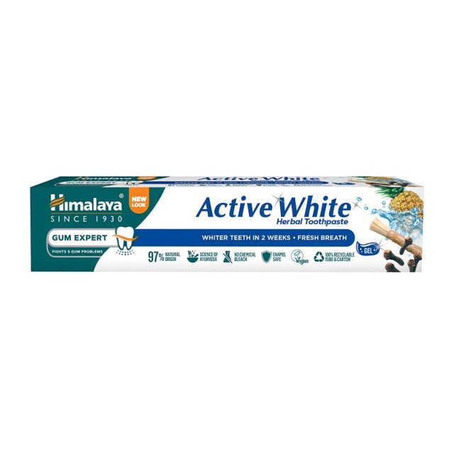 Himalaya Active White Herbal Toothpaste Fresh Gel 75ml