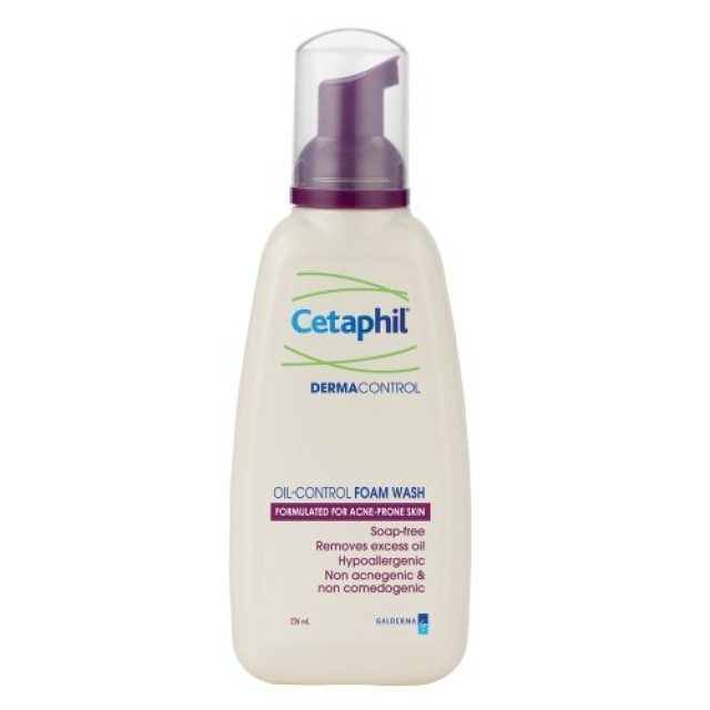 Galderma Cetaphil Dermacontrol Αφρός Καθαρισμού Προσώπου 235ml