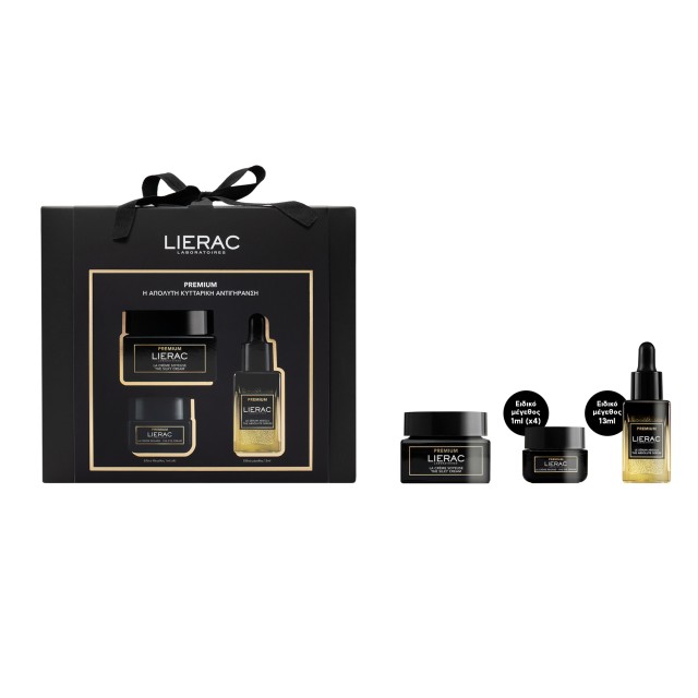 Lierac Set Premium Soyeuse Cream 50ml , The Absolute Serum 13ml & The Eye Cream 4ml