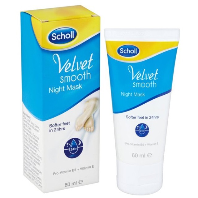 SCHOLL Velvet Soft Maschera Notte , Ενυδατική Κρέμα Μάσκα Νύχτας 60ml