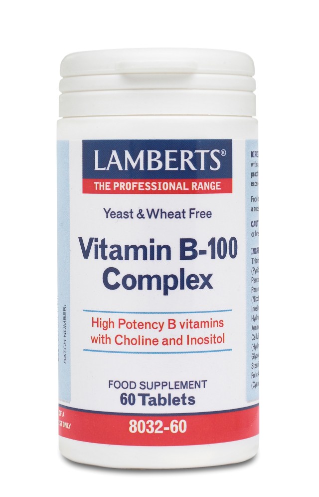 LAMBERTS VITAMIN B-100 COMPLEX 60TABS