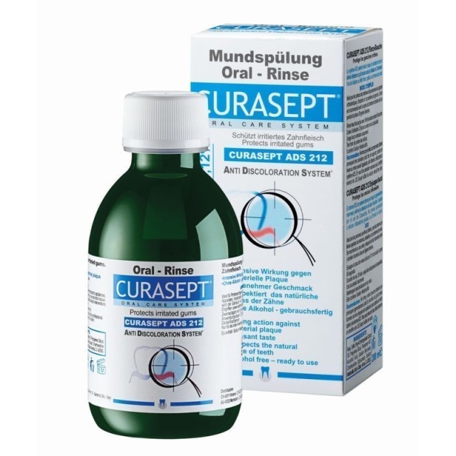 CURASEPT ADS 212 ΔΙΑΛΥΜΑ 0,12% CHX  200ML