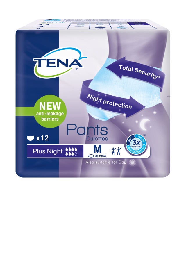 Tena Pants Plus Night Medium Πάνα - Εσώρουχο μιας Χρήσης 12τμχ