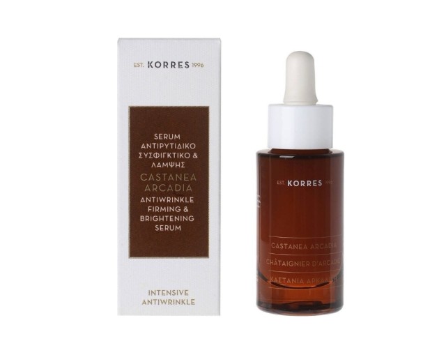 Korres Καστανιά Αρκαδική Hyaluronic Booster Σύσφιγξης & Lifting Ρυτίδων Εμπλουτισμένο σε Καινοτόμο Μίγμα από 6 Τύπους Υαλουρονικού Οξέος και 8 Αμινοξέα 30ml
