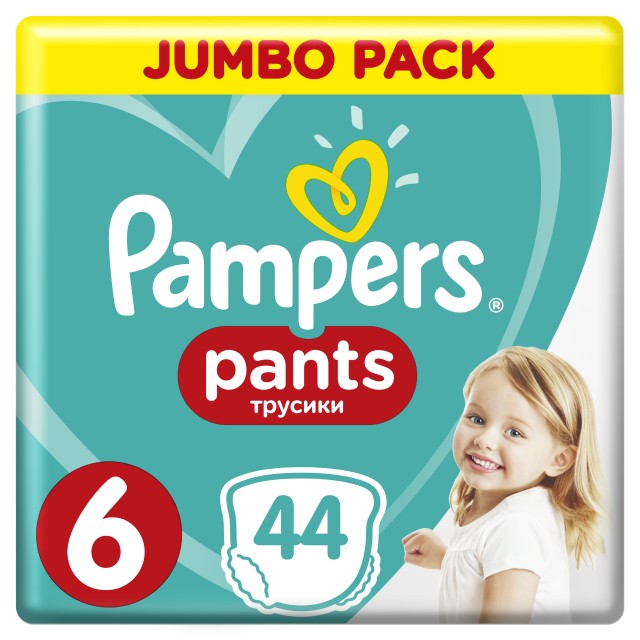 PAMPERS Pants Νο.6 (15+ Kg) 44 Πάνες