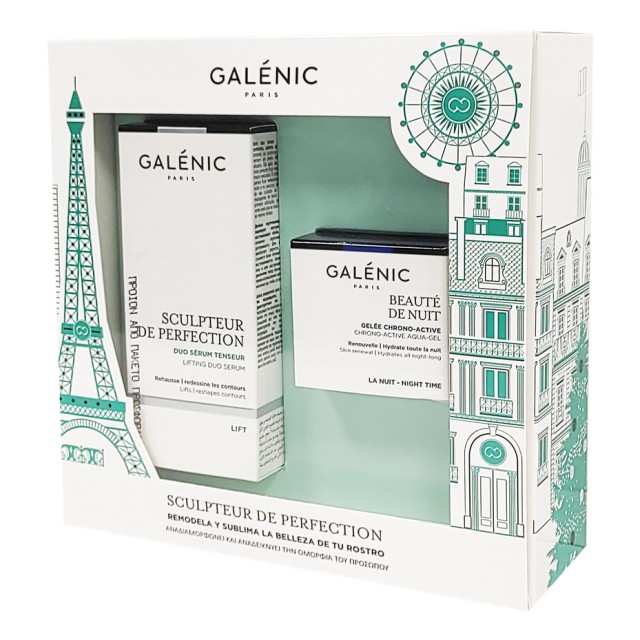Galenic Set Sculpteur de Perfection Lift Duo Serum Tenseur 30ml & ΔΩΡΟ Beaute de Nuit Gelee Chrono-Active 15ml