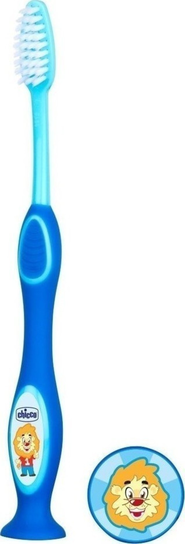 CHICCO Παιδική Οδοντόβουρτσα 3-6 ετών Χρώμα Μπλε - Πράσινο 1τμχ