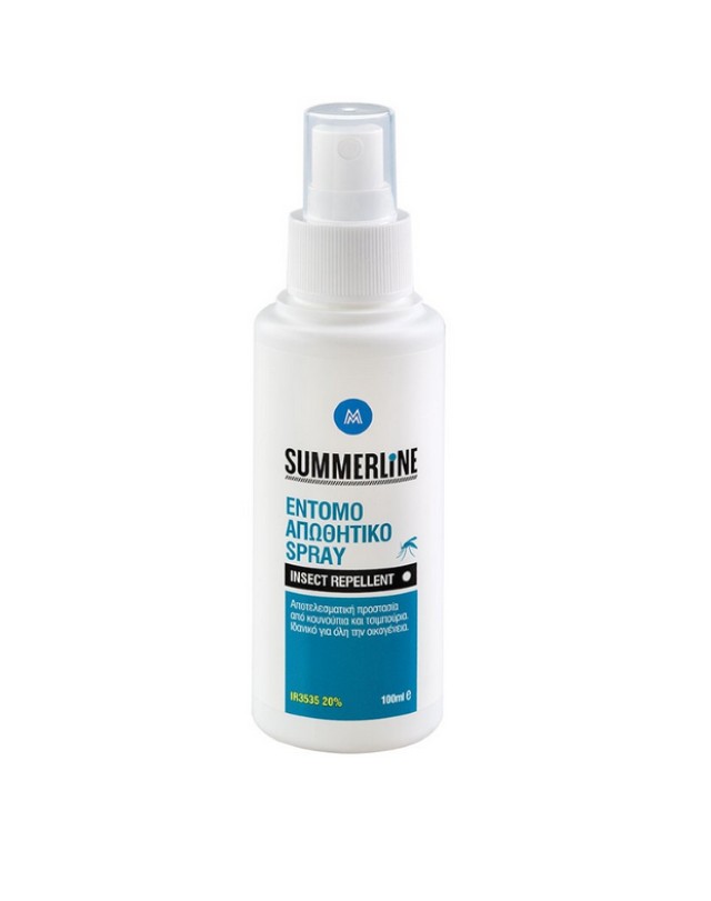 Medisei Summerline Insect Repellent 20% Εντομοαπωθητικό Spray 100ml