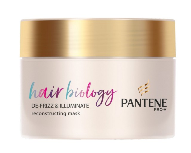 Pantene Pro-v Hair Biology De-Frizz & Illuminate Reconstructing Mask 160ml