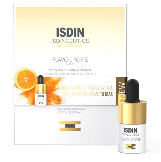 Isdin Isdinceutics Rejuvenate Flavo-C Forte Serum Ορός Προσώπου για Λάμψη 5,3ml