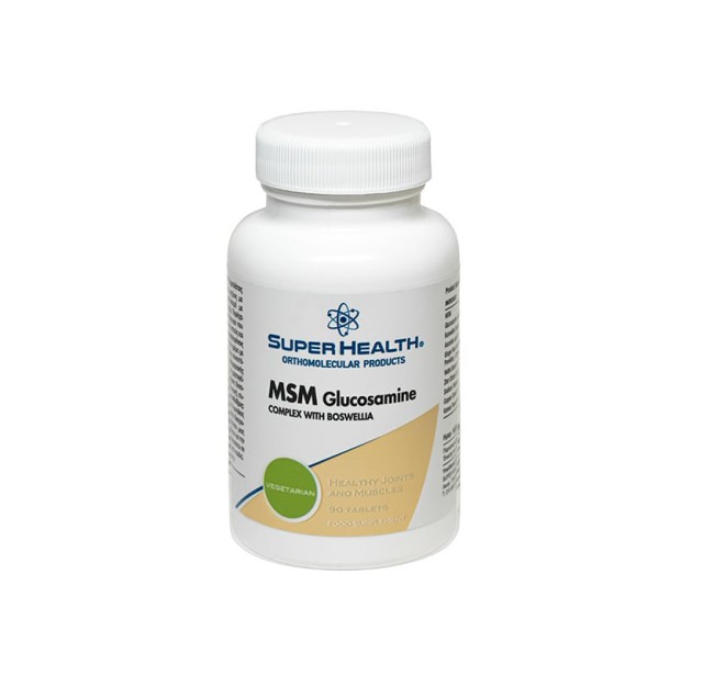 Super Health MSM Glucosamine Complex With Boswellia 90tabs