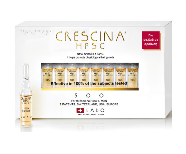 Crescina HFSC Transdermic 500 Man For Thinning Hair 20x3,5ml