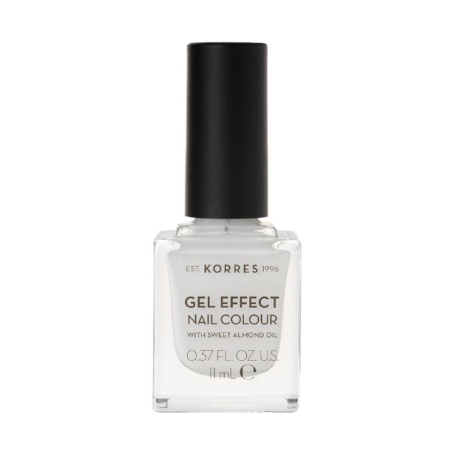 Korres Βερνίκι Νυχιών Gel Effect Nail Colour No.01 Blanc White 11ml