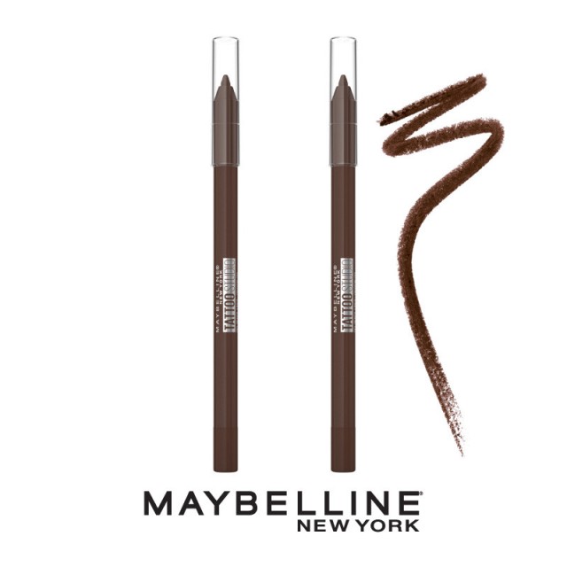 Maybelline Set Tattoo Liner Gel Pencil 911 Smooth Walnut Duo Pack