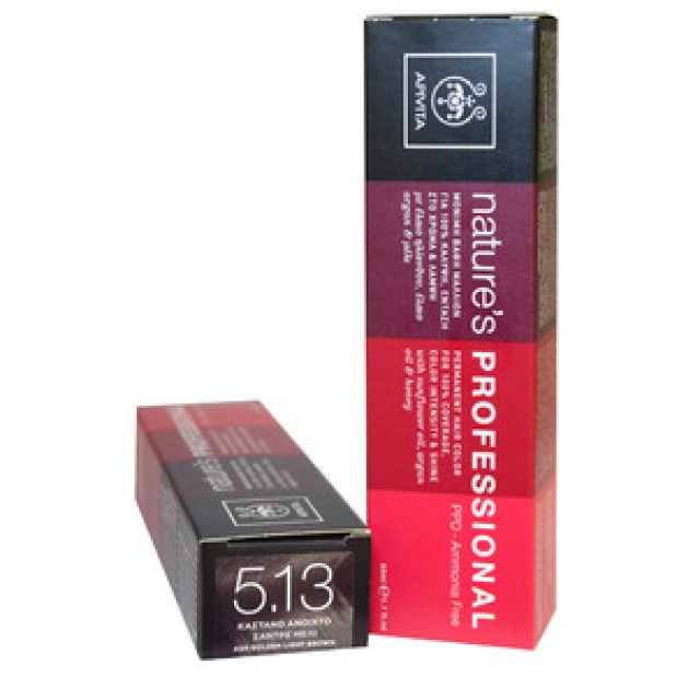 Apivita Nature's Professional 50ml No5.13 Καστανό Ανοιχτό Σαντρέ Μελί