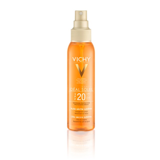 VICHY Ideal Soleil Αντηλιακό Λάδι για Πρόσωπο και Σώμα SPF20 125ml