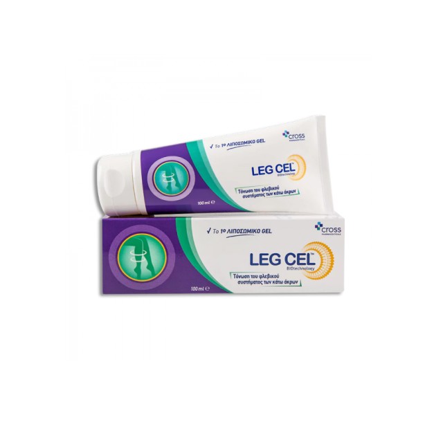 Cross Pharmaceuticals Leg Cel Λιποσωμικό Τζελ για Ανακούφιση των Ποδιών 100ml
