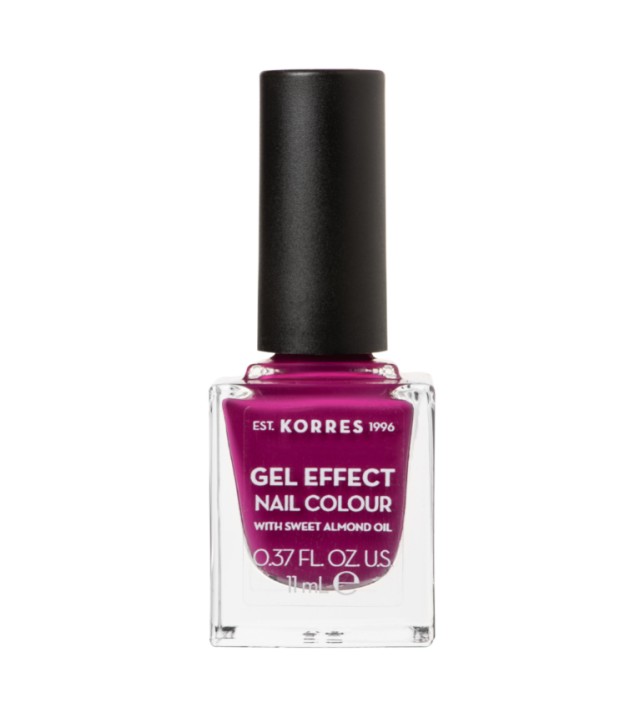 Korres Βερνίκι Νυχιών Gel Effect Nail Colour No72 Cherry Brandy Rose 11ml