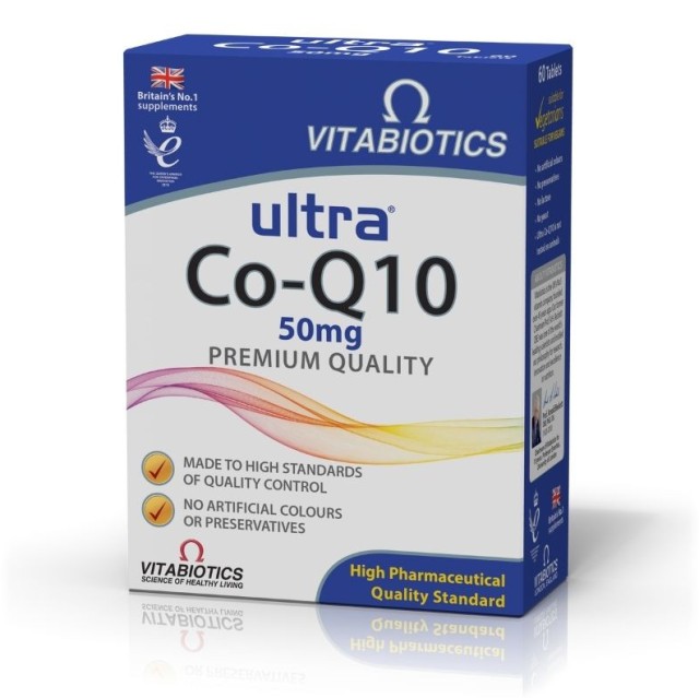 Vitabiotics Ultra Co-Q10 50mg 60tabs