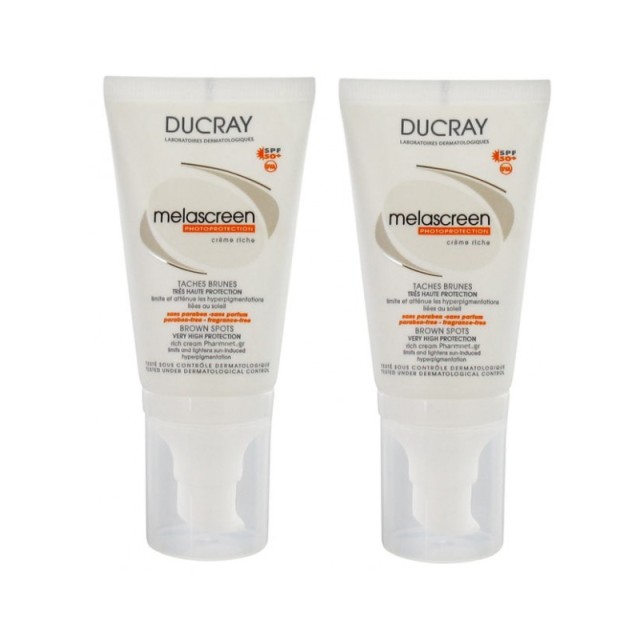 DUCRAY Melascreen Creme rich SPF 50+ DUO 2x40ml