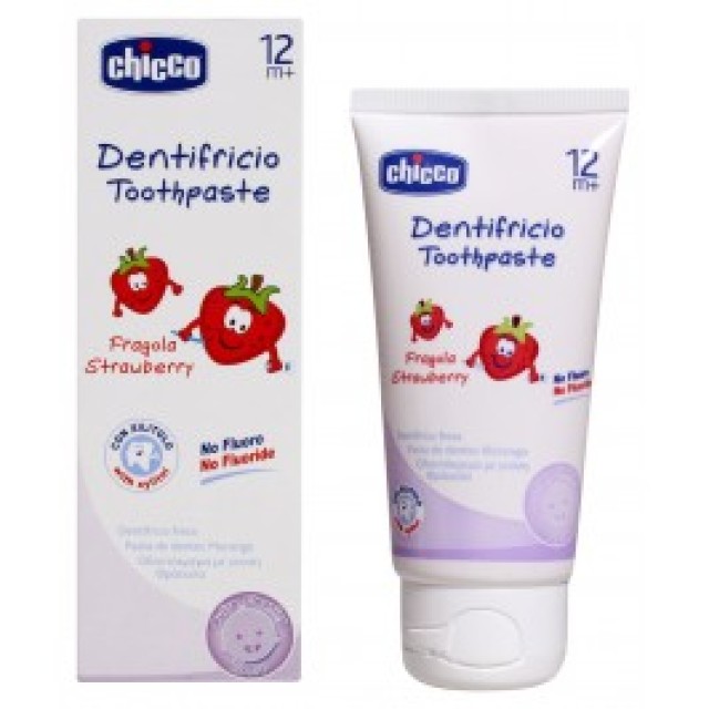 CHICCO ΟΔΟΝΤΟΠΑΣΤΑ ΜΕ ΓΕΥΣΗ ΦΡΑΟΥΛΑΣ 50 ml, 12m+