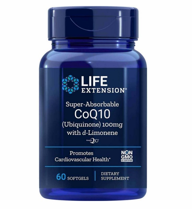 Life Extension Super-Absorbable CoQ10 100mg 60 softgels