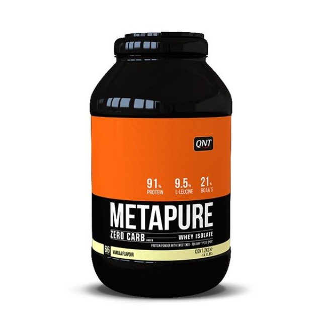 QNT Metapure Zero Carb Whey Isolate Protein Powder Milk Vanilla 2kg