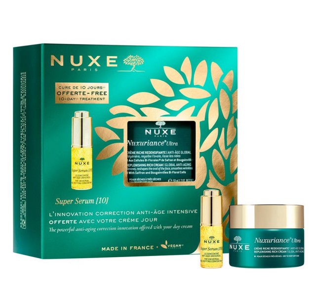 Nuxe Set Nuxuriance Ultra Rich Cream για Ξηρή/Πολύ Ξηρή Επιδερμίδα 50ml  + Δώρο Super Serum[10] 5ml